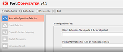 FortiConverter Screenshot